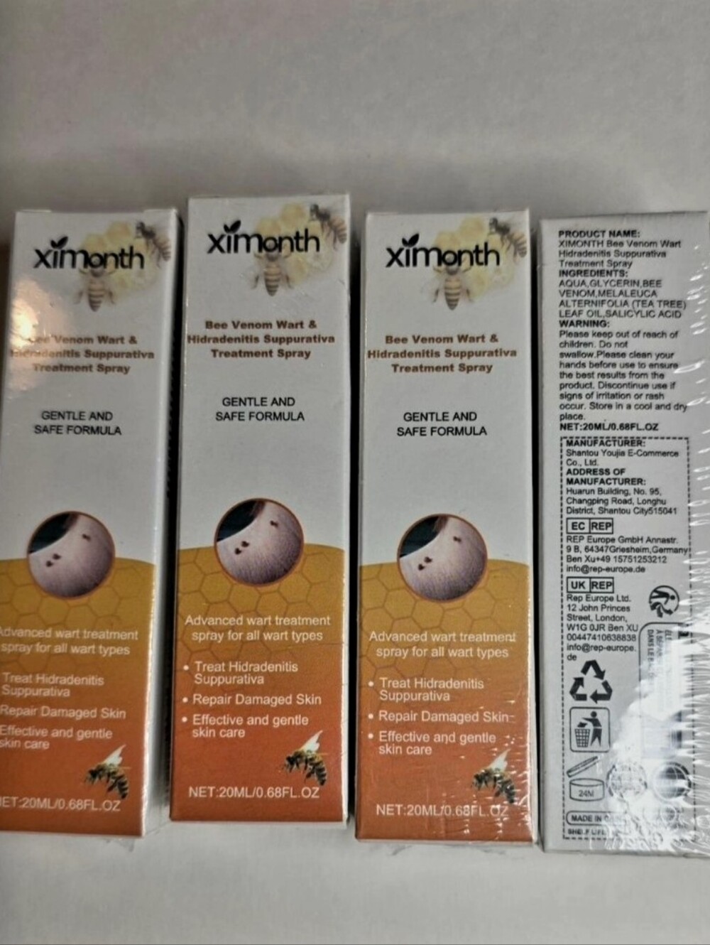 Bee Venom Wart & Hidradenitis Treatment Spray